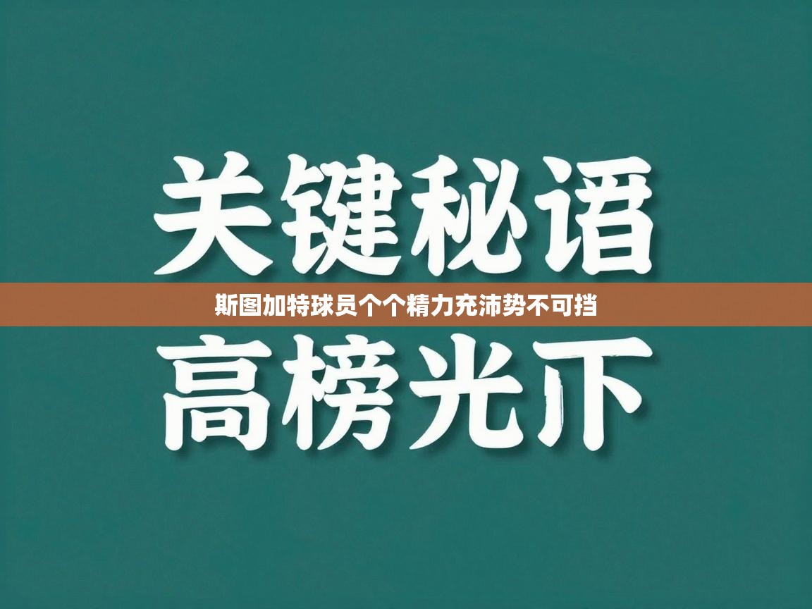 斯图加特球员个个精力充沛势不可挡  第1张
